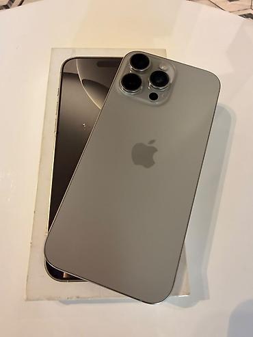 IPhone 16 Pro Max, 256 GB, Gümüşü, Face ID