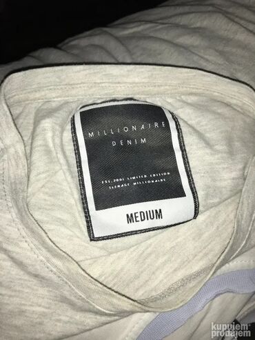 Majice: Original MILIONAIRE majica M / BILIONAIRE majica L 100% extra fine — 1