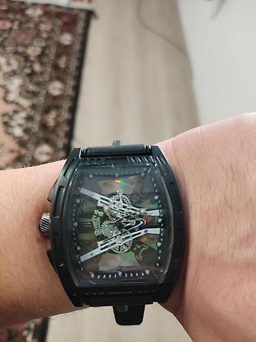 ristos watch: Мужские наручные часы с открытым механизмом (скелетон) - Корпус — 2