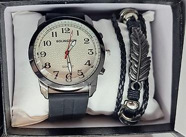 Setovi nakita: Set: Narukvica, Materijal: Koža — 6