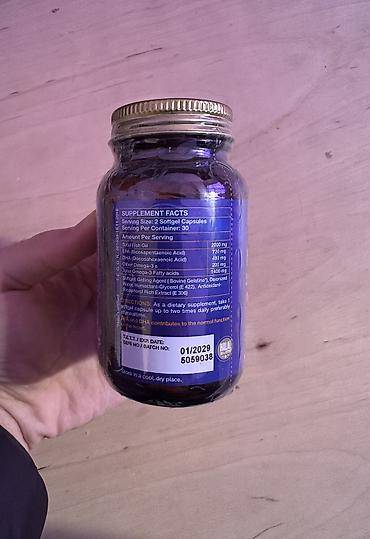 Витамины и БАДы: Nutraxin Vitals Omega-3 2000 mg | Balıq yağı – qida əlavəsi - Əldə - — 3