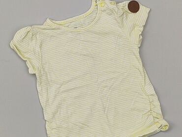 żółta koszulka: Koszulka, Topomini, 9-12 m, stan - Dobry