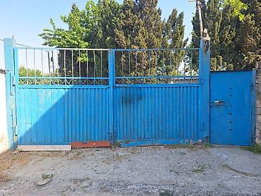 Həyət darvazaları: İşlənmiş Dəmir Həyət darvazası, 240 m, Mexaniki, Qapı ilə, rəng - Göy, Kredit yoxdur, Ödənişli quraşdırma, Ünvandan götürmə, Ödənişli çatdırılma — 5