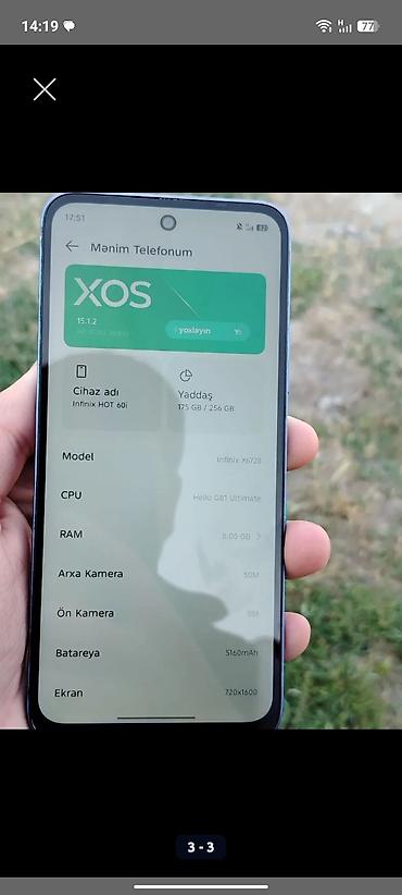 iphone batareya deyismek: Infinix Hot 60, 256 GB — 1