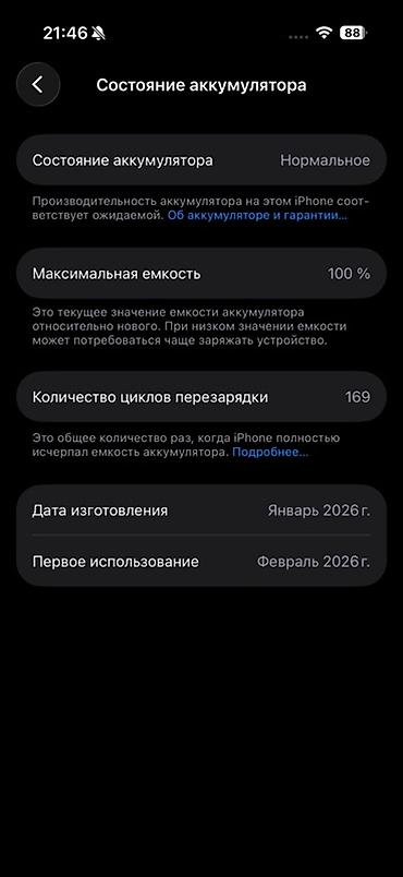 Apple iPhone: IPhone 17 Pro, Б/у, 256 ГБ, Серебристый, Чехол, 100 % — 3