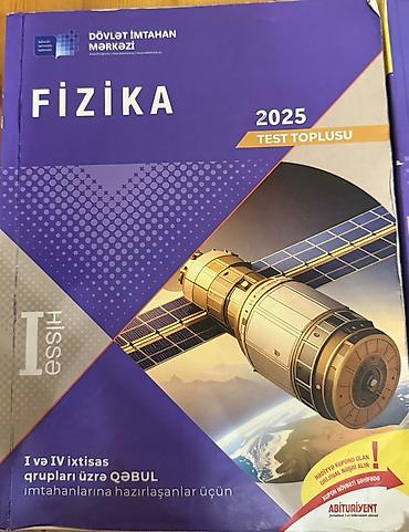 Книги и журналы: 2 toplu birlikdə 8 azn❗️ Məhsul: Fizika 2025 – Test Toplusu (I və II — 1