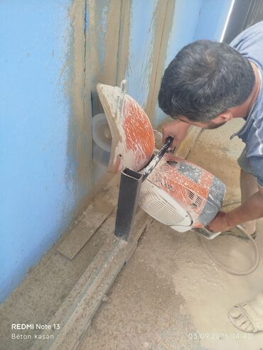Tikinti işləri: Beton kəsmə və deşik açma xidməti - Dəqiq və səliqəli beton kəsmə — 10