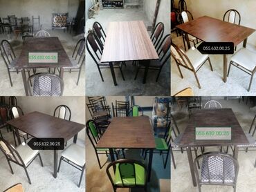 Masa və oturacaq dəstləri: Stol stul desti anbardan satiş var Modellər coxdur Rəng secimi etmək — 9