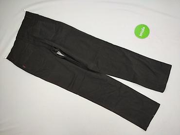 czarne cargo pull and bear: Spodnie materiałowe damskie, rozmiar XL — 3