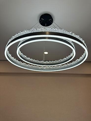 smart light: Новая Большая Люстра светодиодная (матово-серая) Размер Большой — 1