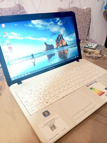 Huawei: Toshiba noutbuk – ağ korpus, 15.6" ekran Xüsusiyyətlər: - Brend