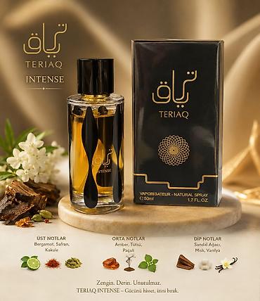 prohibit intense perfume: Teriaq Intense – şirinlik və dərinliyin valehedici vəhdəti. Ədviyyəli — 1