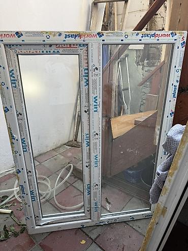 taxtalar: Məhsul: 2 ədəd qapı dəsti 1) Taxta şüşəli qapı - Material: təbii ağac — 5