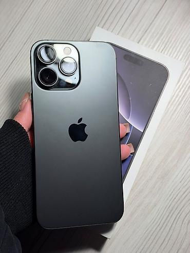 apple wach: IPhone 16 Pro Max, Б/у, 256 ГБ, Black Titanium, Защитное стекло, Чехол, Кабель, 87 % — 1