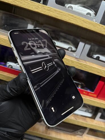 Apple iPhone: IPhone 12, Б/у, 64 ГБ, Белый, Защитное стекло, Чехол, 75 % — 5