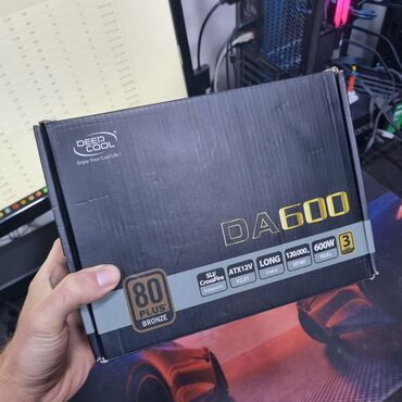 наклейки для машины: Блок питания, Новый, DeepCool, 600 Вт, Bronze, 600 Вт