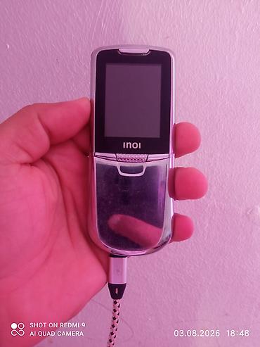 telfon sade: Inoi rəng - Gümüşü, Düyməli — 1