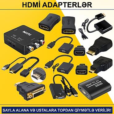 Digər kompüter aksesuarları: HDMİ Adapterlər SAYLA ALANA VƏ USTALARA TOPDAN QİYMƏTLƏ VERİLİR! ⭐HDMİ — 1