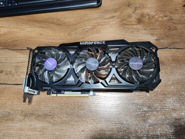 Видеокарты: Видеокарта, Б/у, Gigabyte, GeForce GTX, 4 ГБ, Для ПК