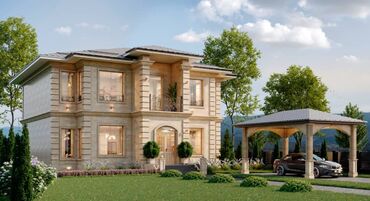 продажа домов г токмок: Дом, 200 м², 6 комнат, Собственник, ПСО (под самоотделку)
