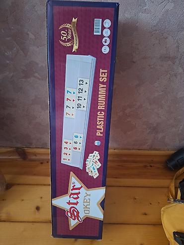ust geyim: Star Okey – Plastik Okey (Rummy) Dəsti Məhsulun xüsusiyyətləri: - — 2