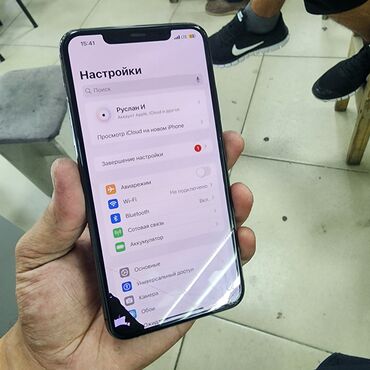 телефон iphone 11: IPhone 11 Pro Max, Б/у, Space Gray, 76 %