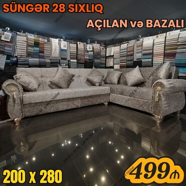 Divanlar: Künc divan, Yeni, Açılan, Bazalı, Parça, Şəhərdaxili pulsuz çatdırılma