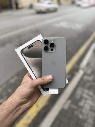 İnformatika: IPhone 15 Pro Max, 256 GB, Natural Titanium, Face ID