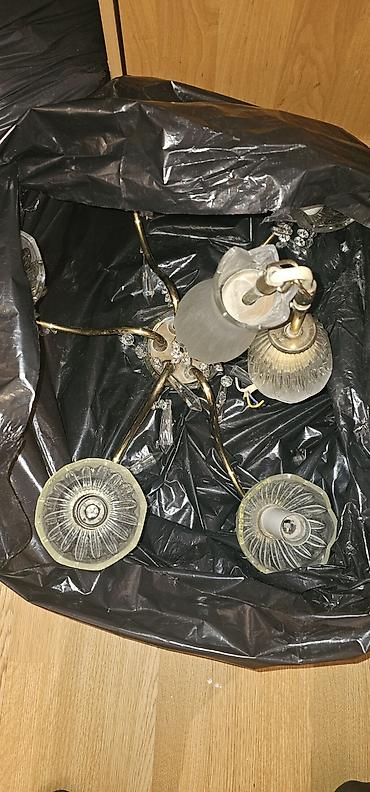 İşıqlandırma: Çılçıraq, 6 lampa, Metal — 1