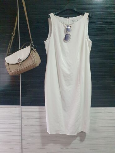 bela pletena haljina: XL (EU 42), bоја - Bela, Drugi stil, Na bretele