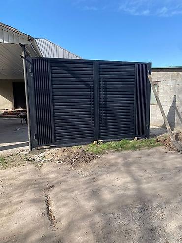 Распашные ворота: Металлические ворота и калитки под заказ - Изготовление распашных и — 17