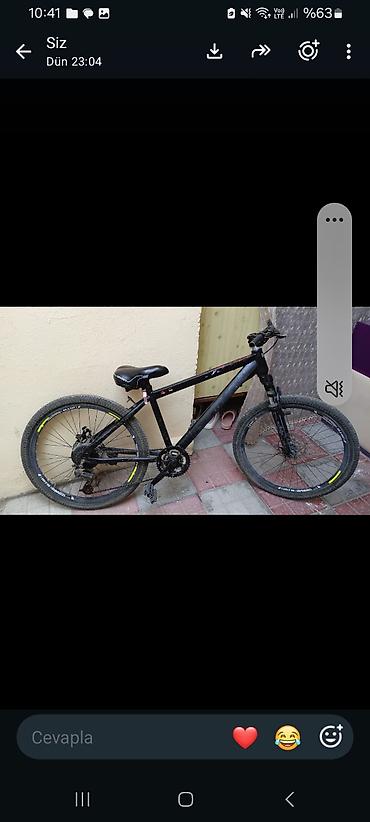 Şəhər və yüngül off-road üçün universal dağ velosipedi - Rəng: qara