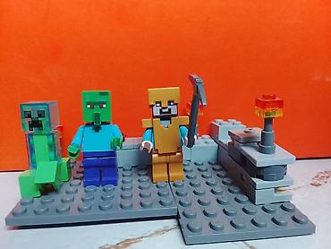 каропка яшик: Игровой набор в стиле Minecraft из совместимых строительных Продаю — 1