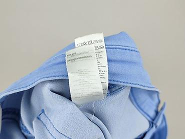 biale sandaly na platformie: F&F, Jeansy damskie, rozmiar S — 6