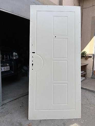 Təmir və tikinti: Ağ rəngli daxili otaq qapısı (panel dizaynlı) - Material: MDF/taxta — 4