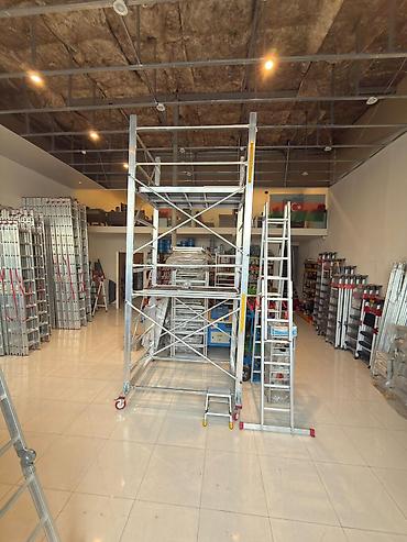 iş alətləri: Alüminium Hərəkət edən Skafold (mobil iş qurğusu) - Material: yüngül — 1