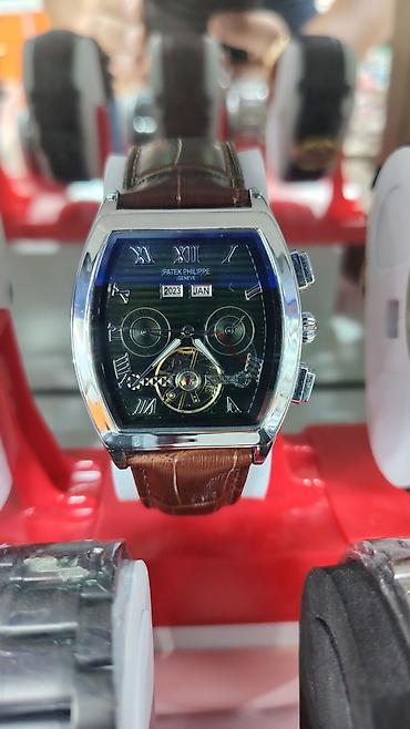 dekor saatler: Patek Philippe tərzində kişi qol saatları – tonno (yastı fıçı) formalı — 3