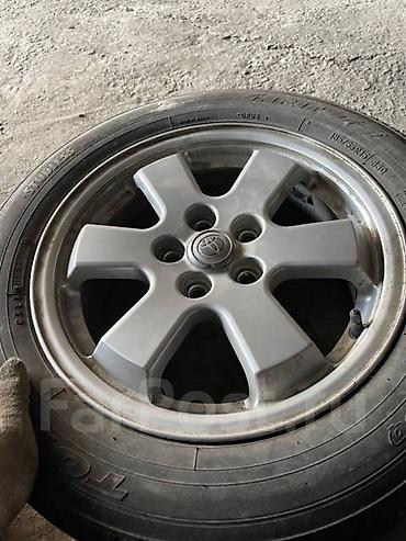 тирактир 40: Комплект из 4 колес Toyota: литые R15 5/100 разболтовка подходит на — 1