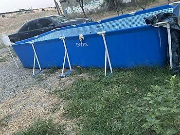 dost: Intex karkaslı hovuz hovuz 7 ton yarım su tutur 90 sm dərinliyi var 5 — 2