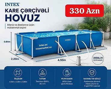 Hovuzlar: Yeni Şişmə hovuz Intex, 4.1 - 5 m, 3501 - 4000 l — 3