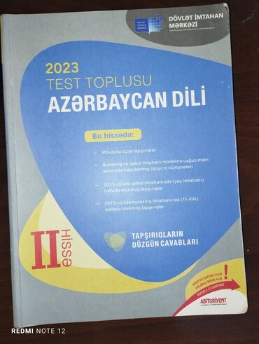 coğrafiya test toplusu 2ci hisse: Azərbaycan dili test toplusu 2ci hissə 2023