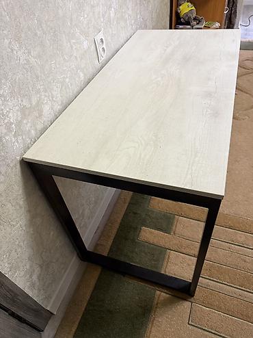 table study: Loft стол.
Цена 3000

120 см длина 
60см ширина
75 см высота — 2