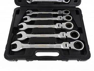 Setovi ručnog alata: Set zglobnih čegrtaljki/ključeva u koferu – 12 kom - Profesionalni — 12