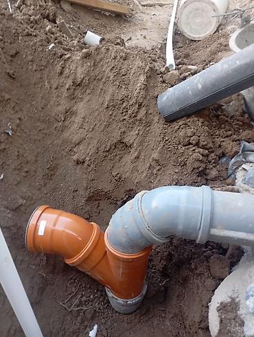 Монтаж наружной канализации и водоотвода под ключ - Земляные работы
