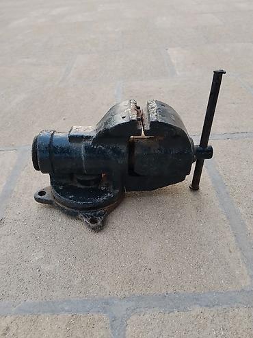 Тиски: Dəzgah üçün metal sıxac (mengene) - Material: tökmə dəmir, ağır və — 3