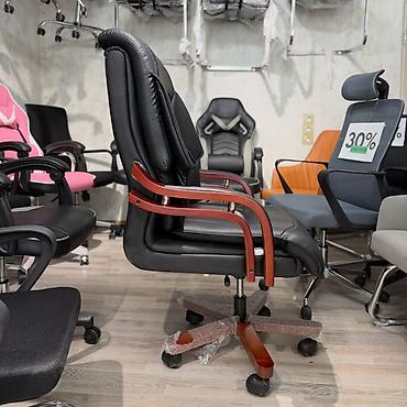 Ofis mebeli: Yeni, Təkərli, Qolları tənzimlənmir, Süni dəri — 3