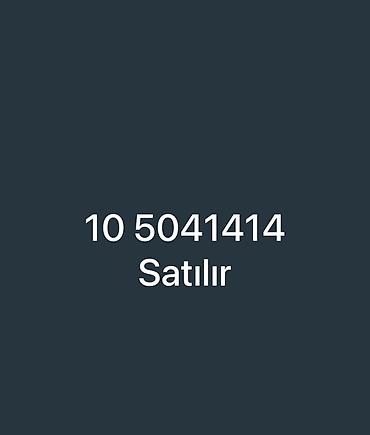 celiloglu telefon nomresi: VIP mobil nömrə – 10 5041414 - Yadda qalan, simmetrik kombinasiyalı — 1