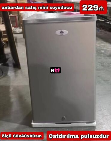 mini soyuducular: Новый 1 дверь Fischer Холодильник Продажа, цвет - Серебристый