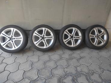 alkometar cena: Set felni sa gumama – 4 kom - Alu felne sa 5 krakova, srebrne — 2