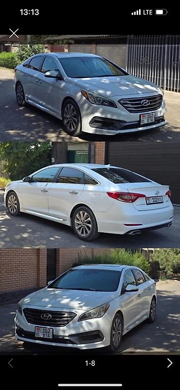 hundai solaris: Hyundai Sonata: 2015 г., Автомат, Бензин, Седан — 2